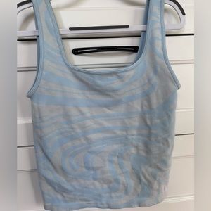 Hollister must have collection light blue tank top